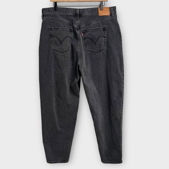 Levi's High Loose Taper Jeans Women’s Size 34 Lose Control Black - Picture 6 of 16